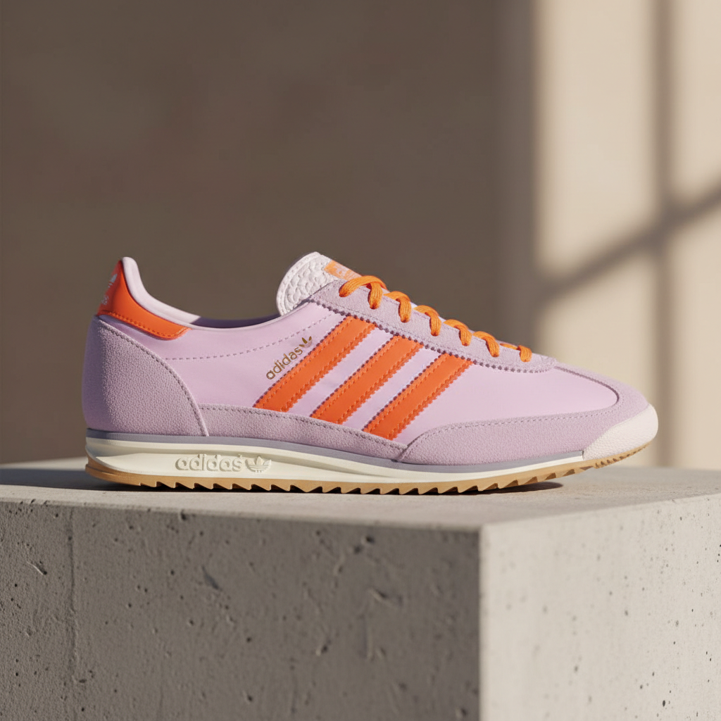 adidas SL72 Ice Lavender Impact Orange