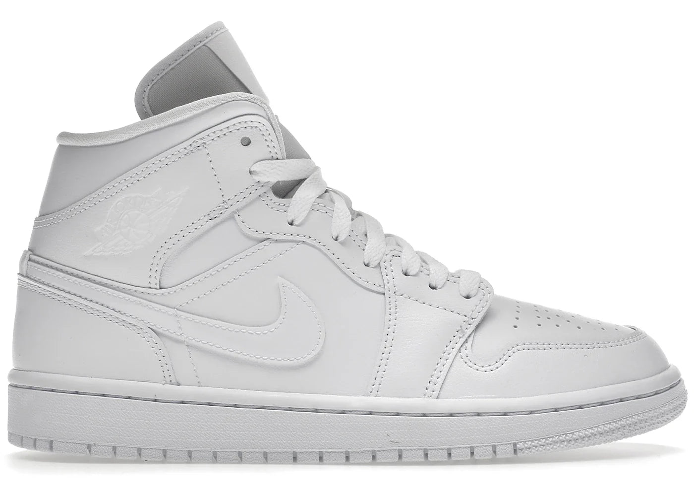 Air Jordan Mid Triple White