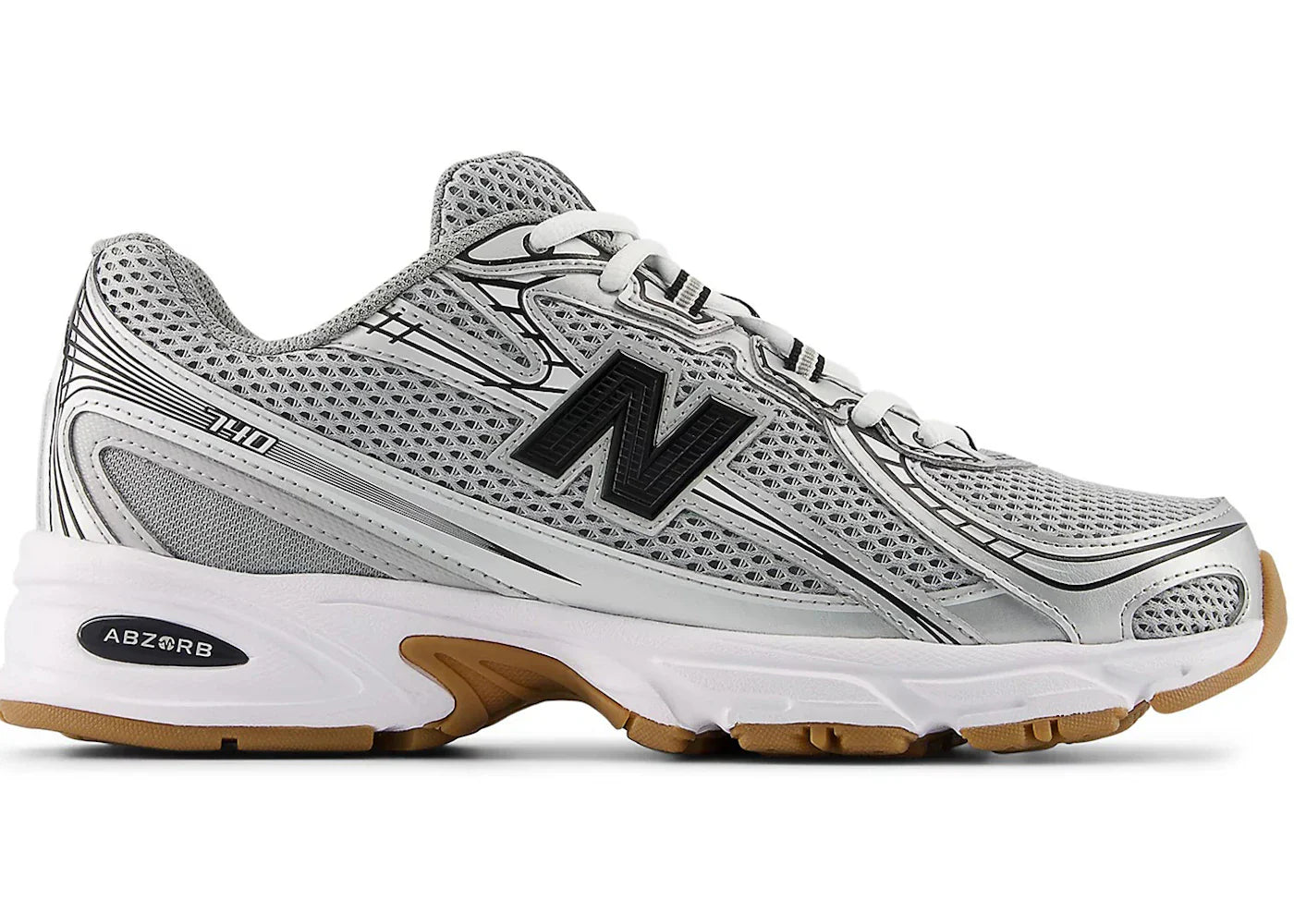 New Balance 740 Slate Grey Frosted Glass White Gum