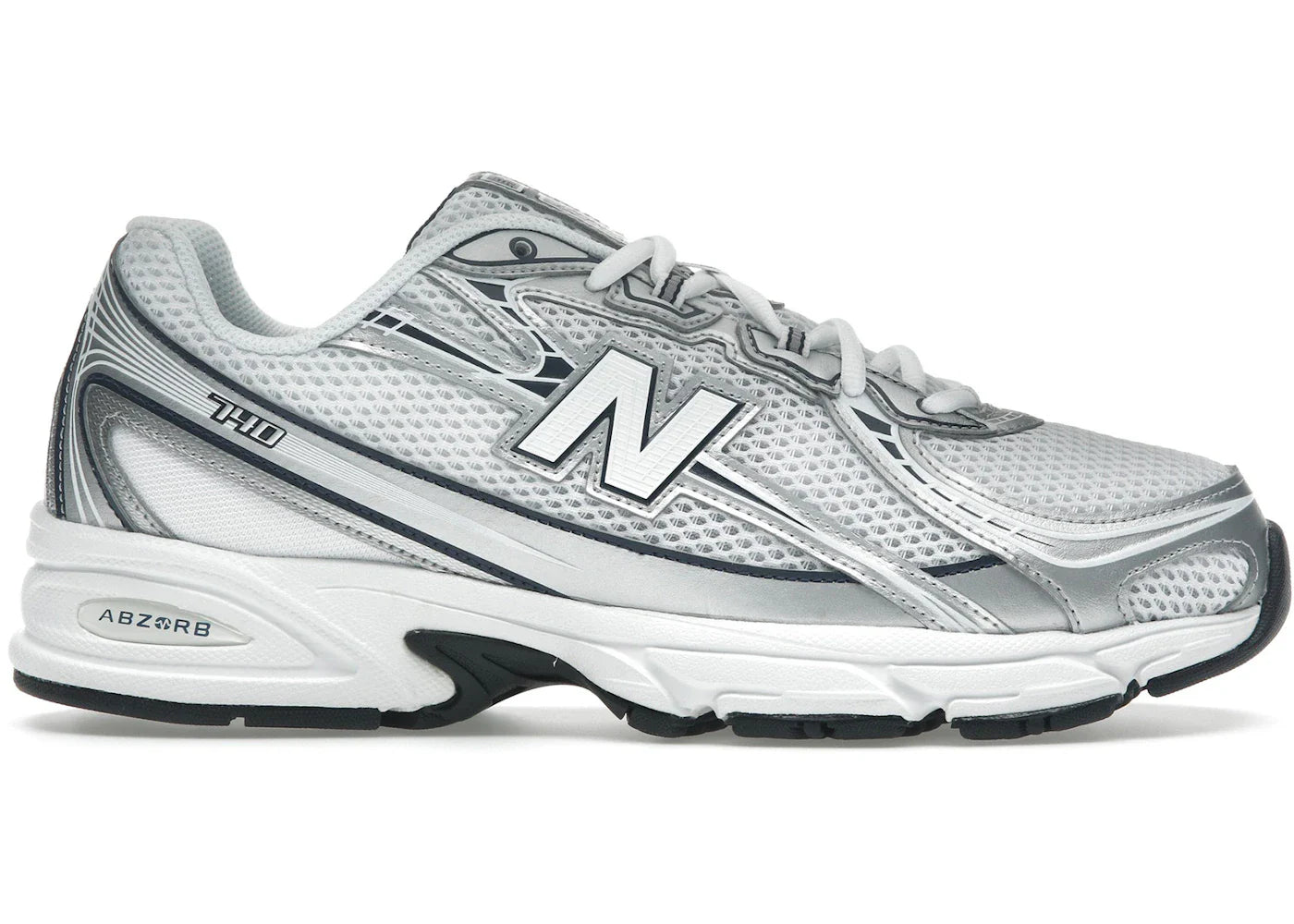 New Balance 740v2 White Shadow Grey Navy